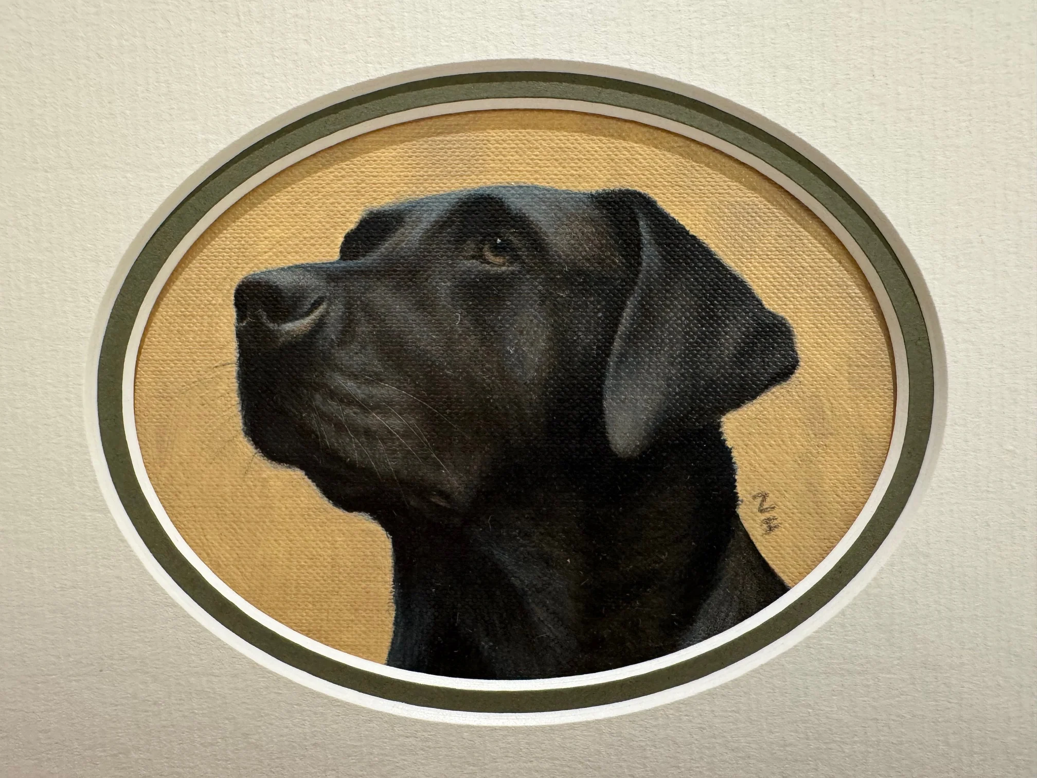 Early Risers with Original Head Study (Labrador Looking Left) - Image 2
