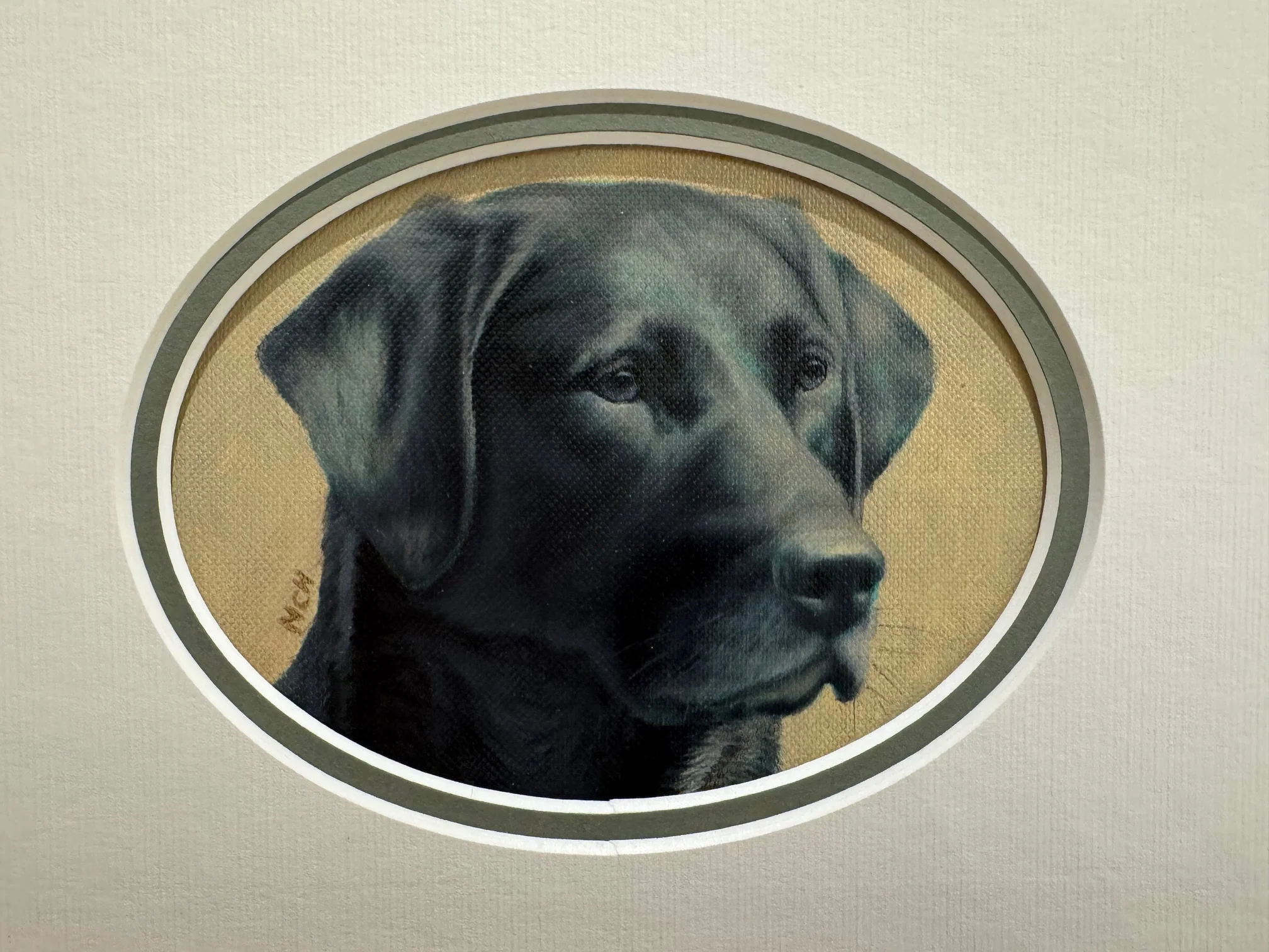Early Risers with Original Head Study (Labrador Looking Right) - Image 2